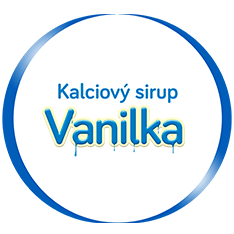 Kalciový sirup Vanilka